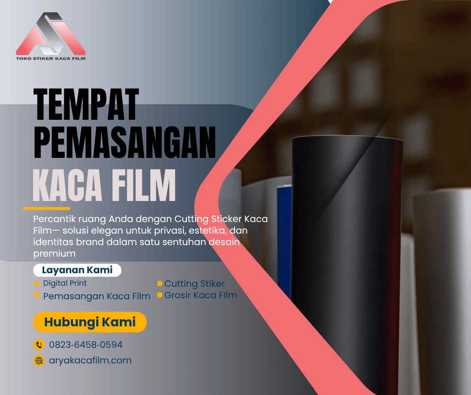 tempat pemasangan kaca film terdekat