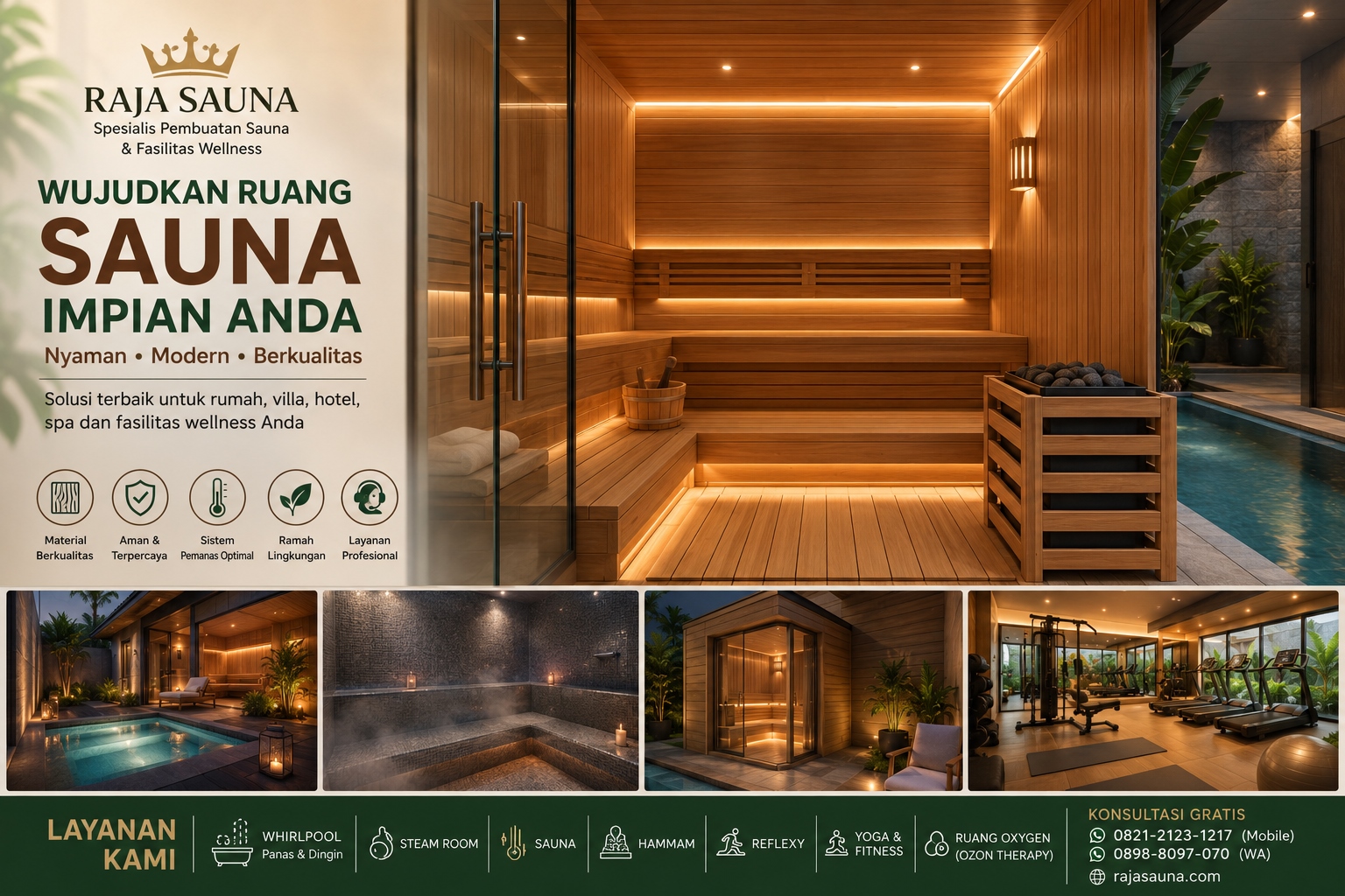 jasa pembuatan ruang sauna