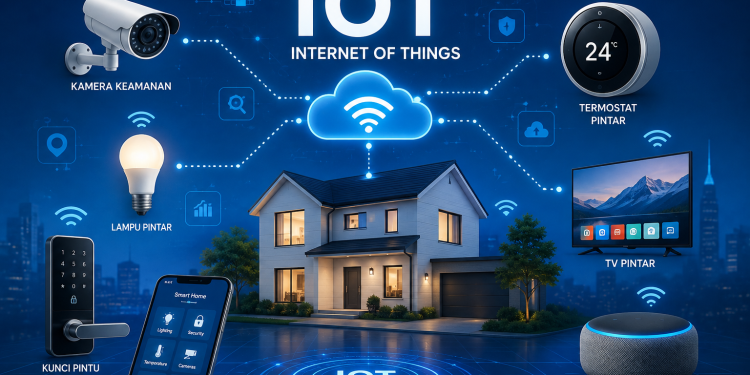 Ilustrasi apa itu Internet of Things dan perangkat IoT