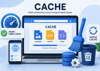 Ilustrasi apa itu cache pada browser dan perangkat