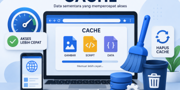 Ilustrasi apa itu cache pada browser dan perangkat