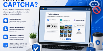 Ilustrasi apa itu CAPTCHA untuk keamanan website