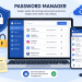 Ilustrasi password manager untuk menyimpan kata sandi secara aman